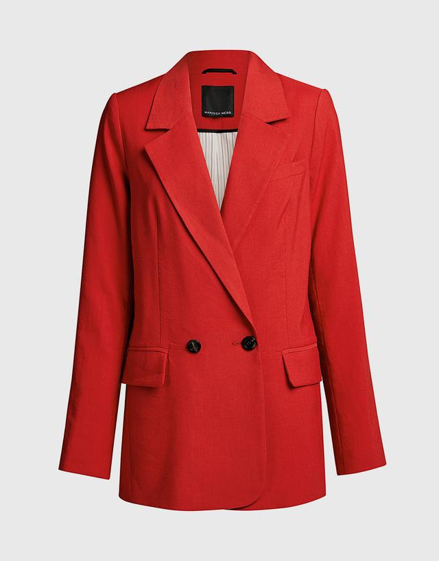 Marissa Webb Carmen Linen Blazer - S