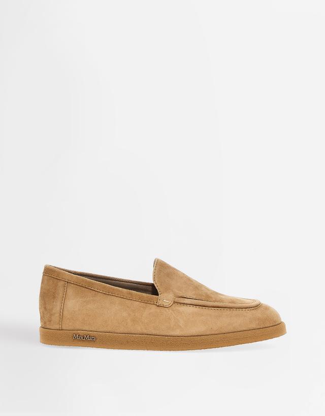 Max Mara Goat Leather Suede Loafers - EU 39.5