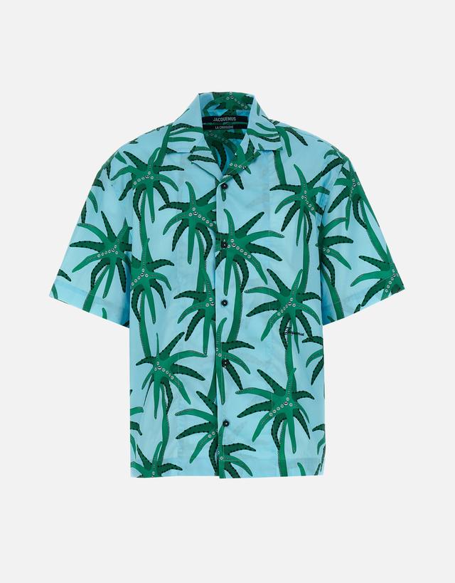 Jacquemus Men's La Chemise Cotton Shirt - 34