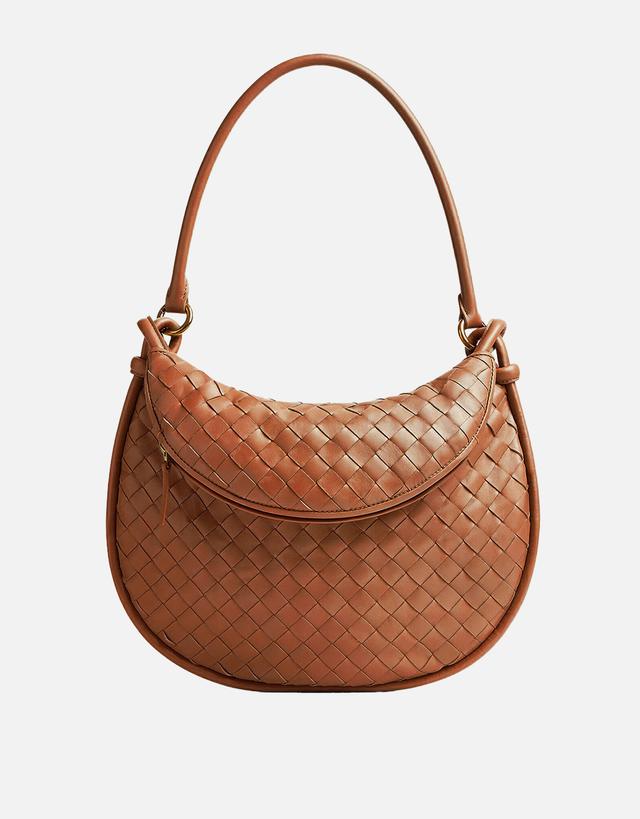 Bottega Veneta Gemelli Medium Intrecciato Lambskin Leather Shoulder Bag