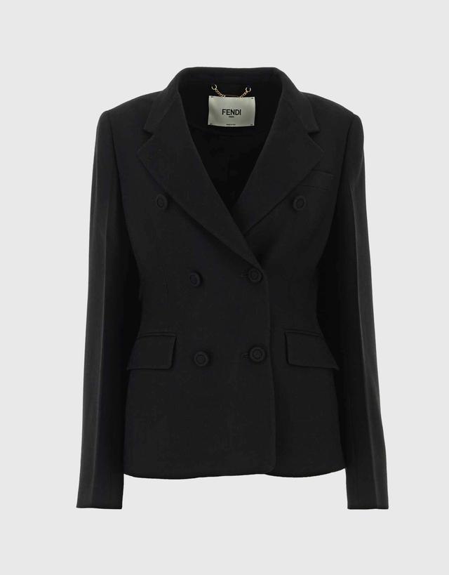 Fendi Fendi X Stefano Pilati Wool Blend Blazer - 40