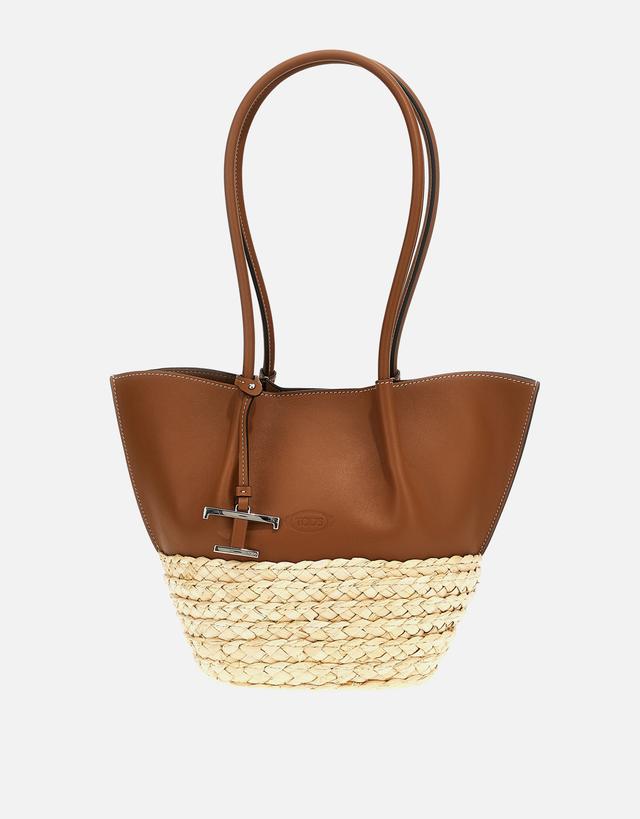 Tod's Bux Small Calfskin Leather Shoulder Bag