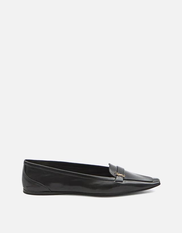 Saint Laurent Poppy Calf Leather Ballet Flats - 40