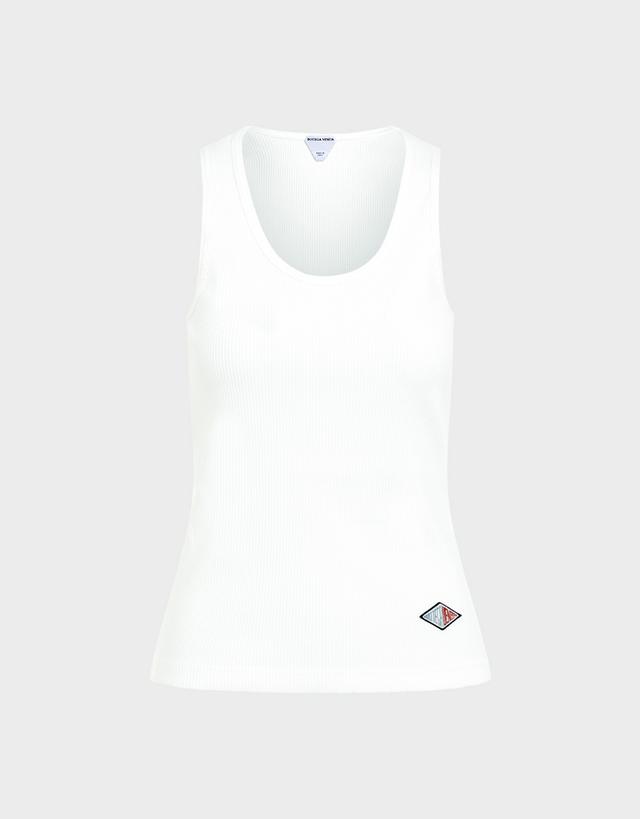 Bottega Veneta Cotton Rib Jersey Tank Top - XS