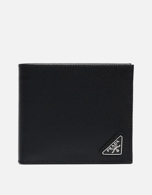 Prada Men's Saffiano Leather Bi-Fold Wallet