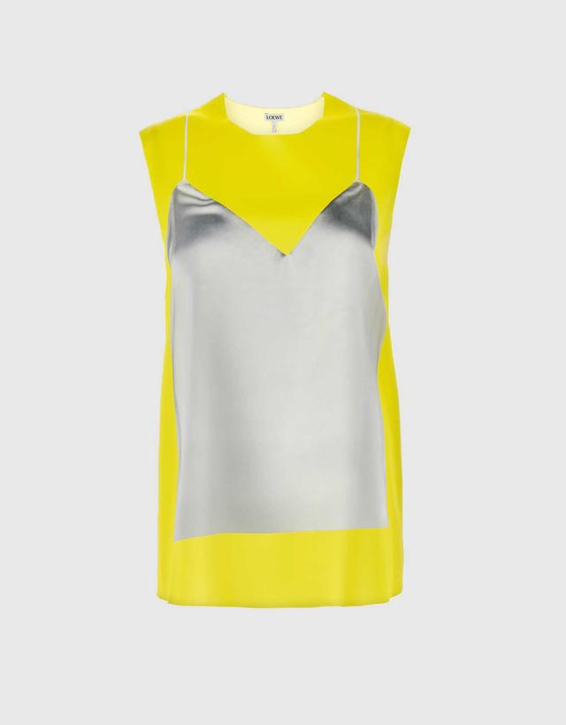 Loewe Satin Sleeveless Top - 38F