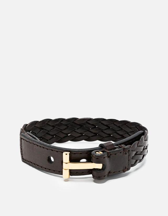 Tom Ford Men's Calfskin Braided Bracelet