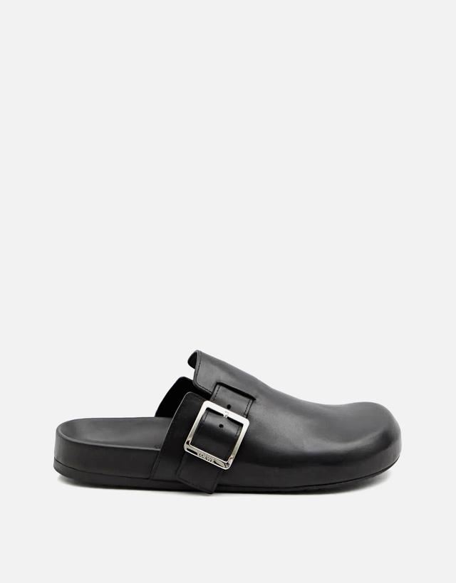 Loewe Men's Ease Buckle Calfskin Mules - 40
