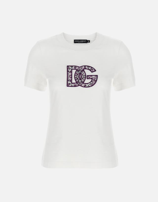 Dolce & Gabbana Cotton Logo T-Shirt - 46