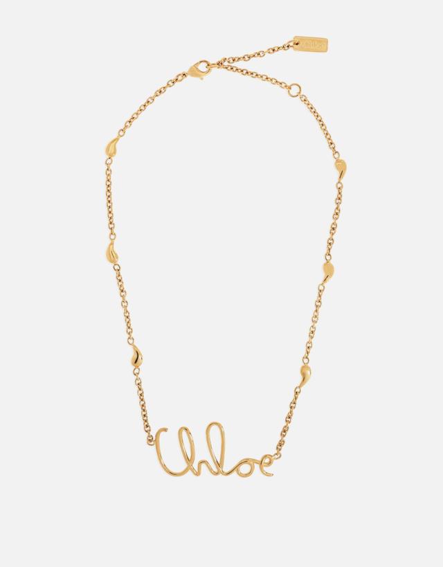 ChloÃÂ© Logo Lettering Necklace