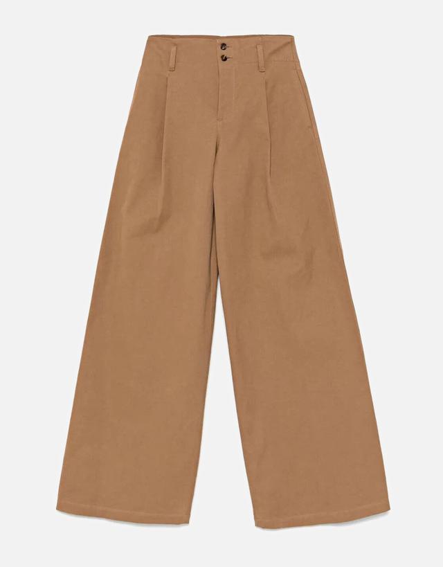 ChloÃÂ© Cotton Canvas High-Rise And Wide-Leg Pants - 38