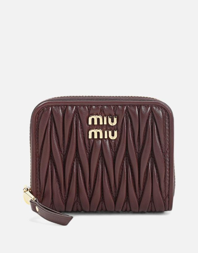 Miu Miu Lamb Leather Card Case