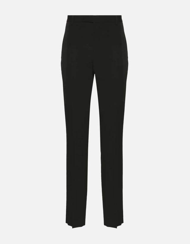Saint Laurent Men's Iconic Le Smoking Wool Low-Waist Straight Leg Pants - 52