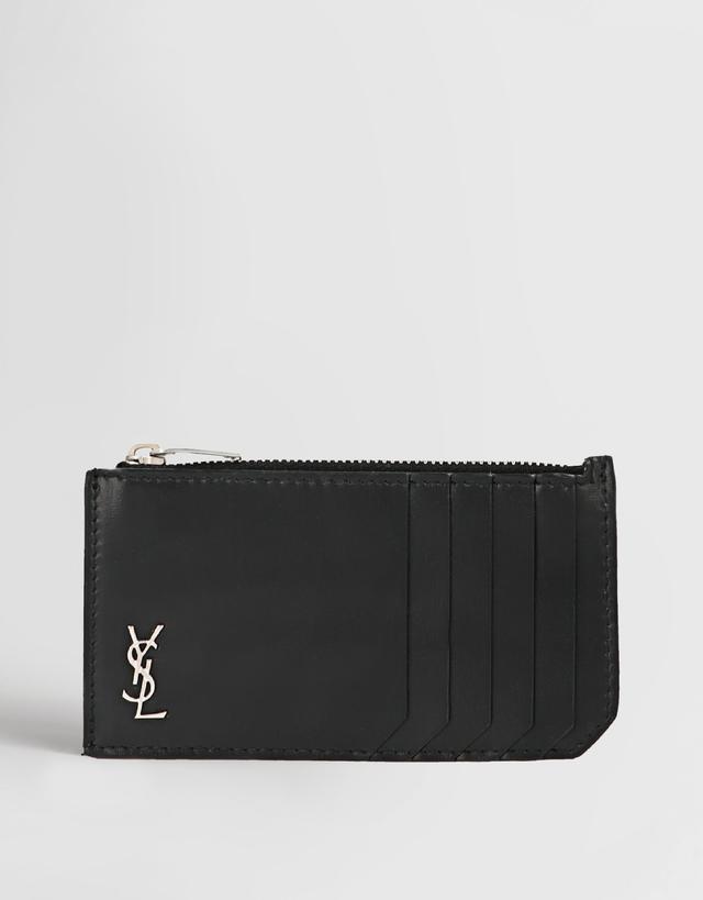Saint Laurent Men's Tiny Monogram Logo Card Case