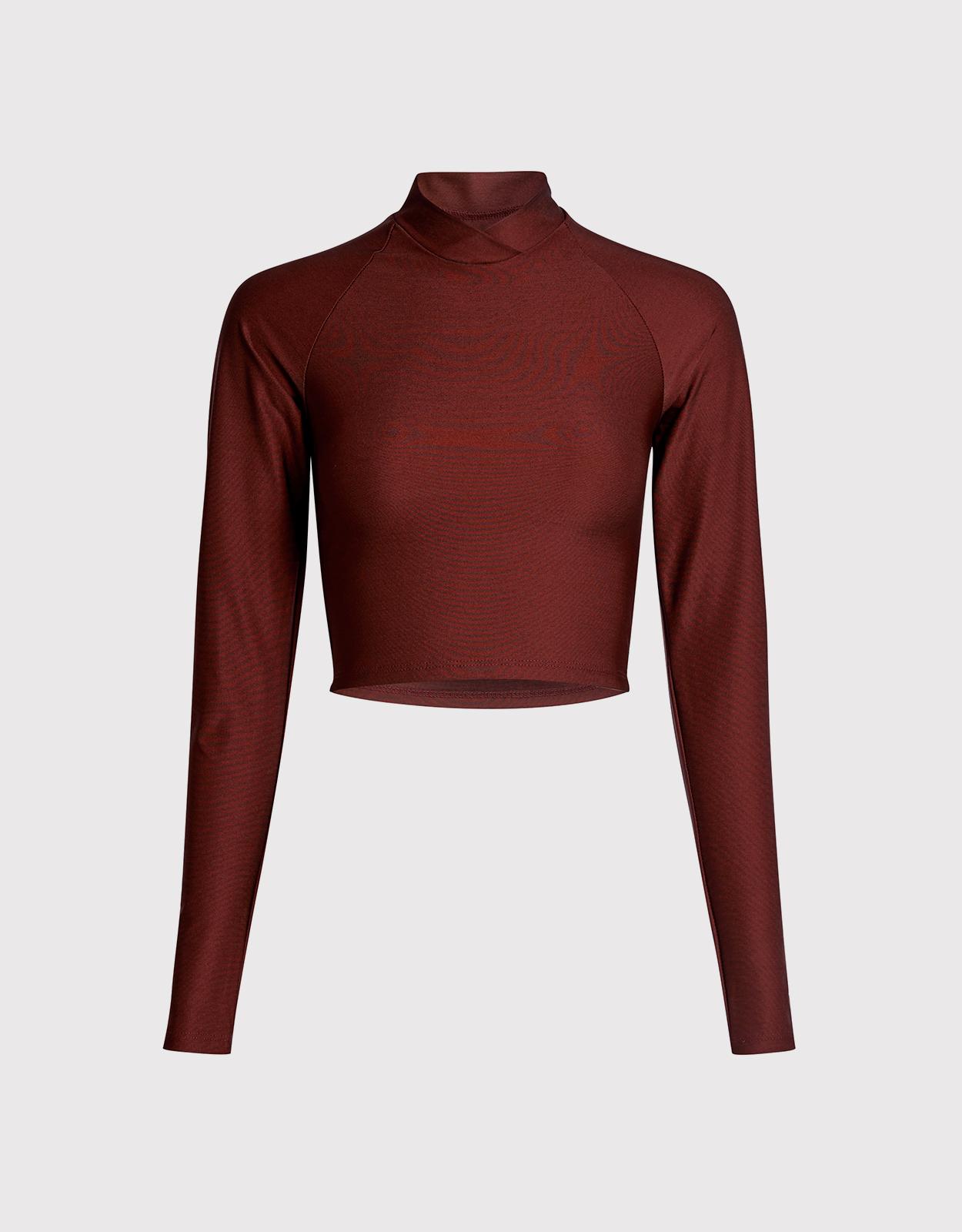 Twenty Montreal Colorsphere Long Sleeve Crop Top - XS