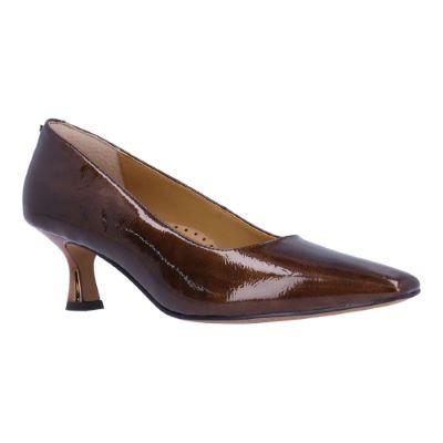 J. Reneé Women's Ellsey Patent Slip-On Pump in Bronze, Size 8.5 M, 2 Inch Heel
