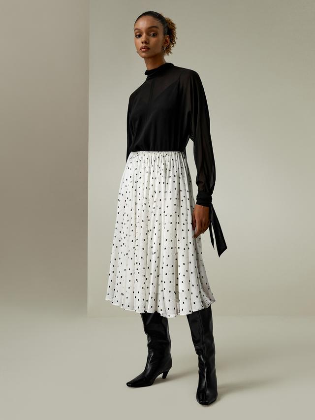 LILYSILK Skirt Silk Long - Ladies - White Quality Silk - Stylish Clean Waist Skirt 16