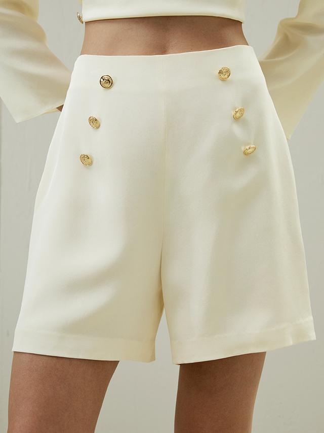 LILYSILK Silk Shorts Womens Natural White Premium Silk Versatile For All Occasions Fashionable Style Bottoms 2