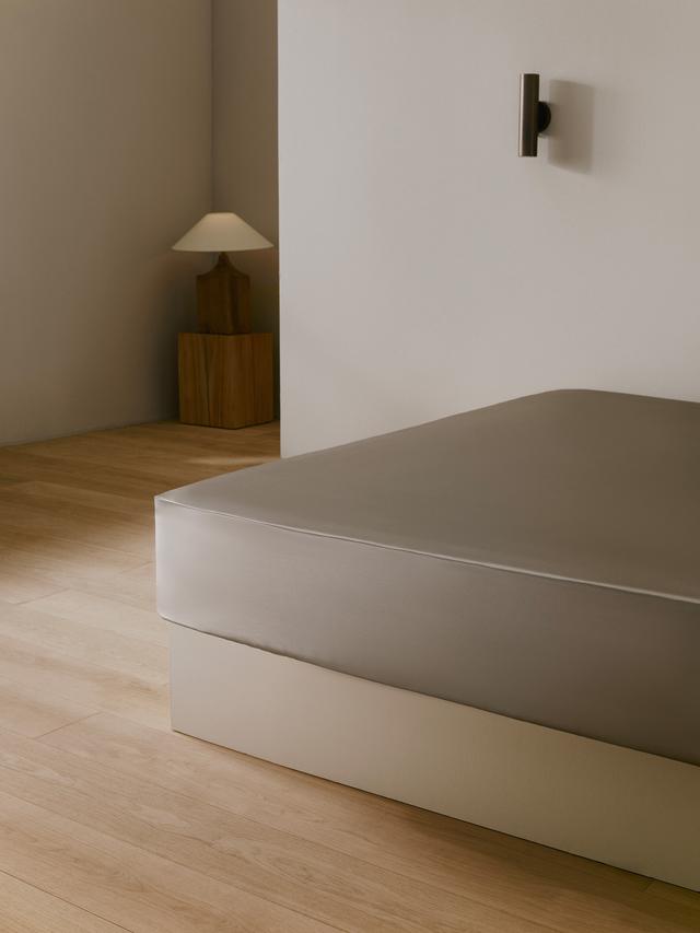 LILYSILK Silk Bed Sheets Adult Gray Heavyweight Silk Soft Skin-Friendly and Breathable Cal.King