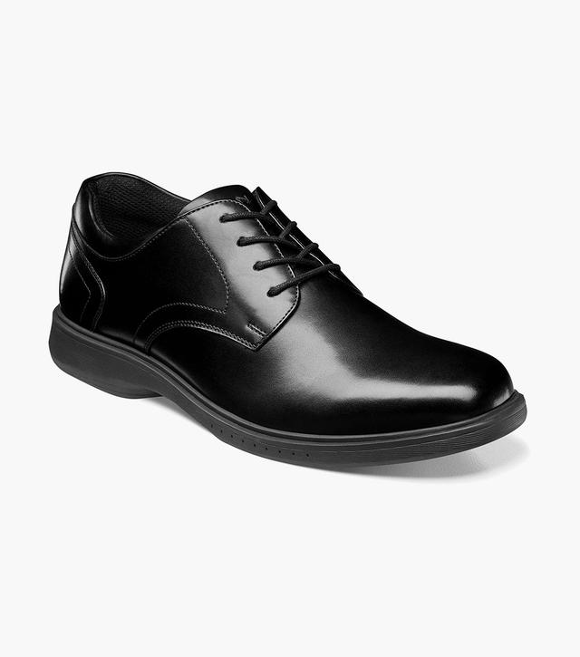 Nunn Bush Shoes KORE Pro Plain Toe Oxford Black Size 14