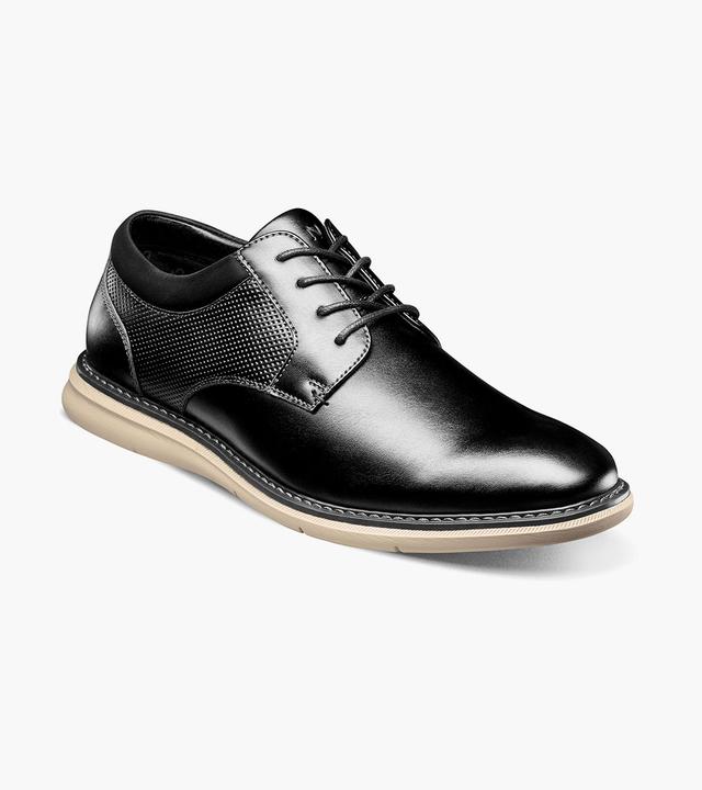 Nunn Bush Shoes Chase Plain Toe Oxford Black Multi Size 9