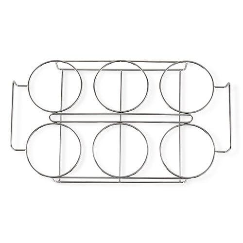 Pampered Chef Metal Soup Container Rack - Organize 6 Containers