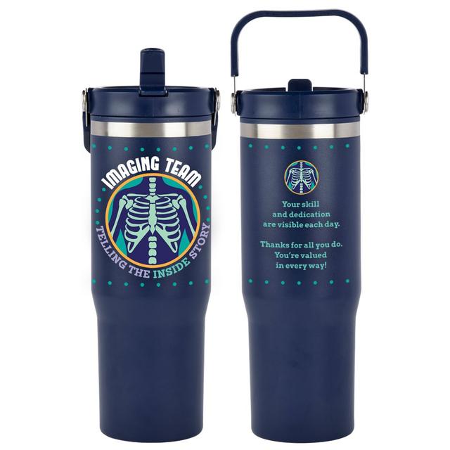 Imaging Team: Telling the Inside Story Coldflow Double-Wall Flip-Straw Bottle 30 oz. With Carry Handle