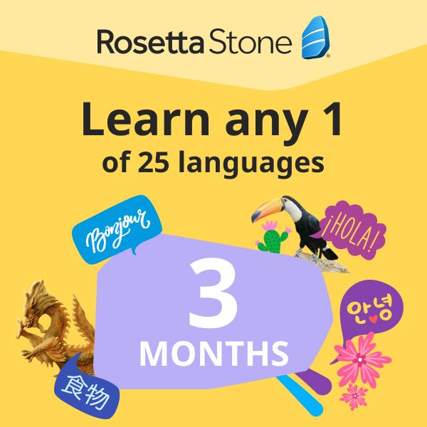 Rosetta Stone 3 Month Plan