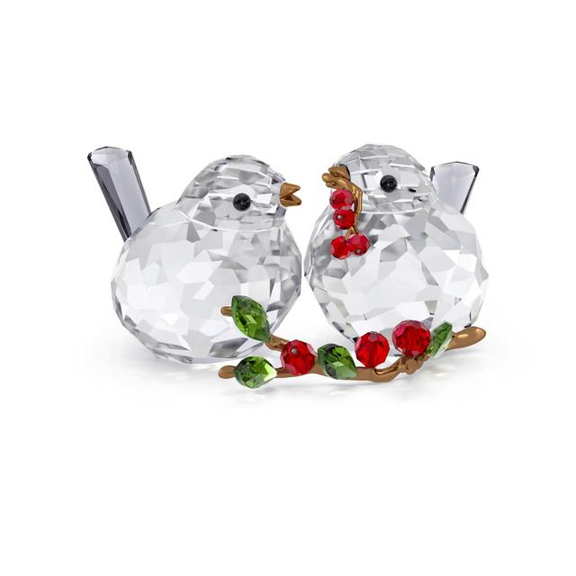 Swarovski Crystal  Idyllia Bird Couple and Berries