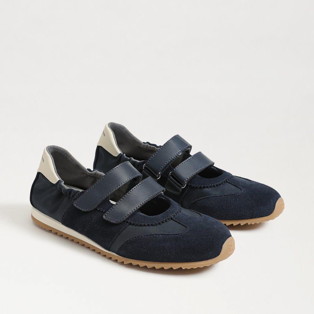 Isabella Velcro Sneaker Oasis Navy Suede