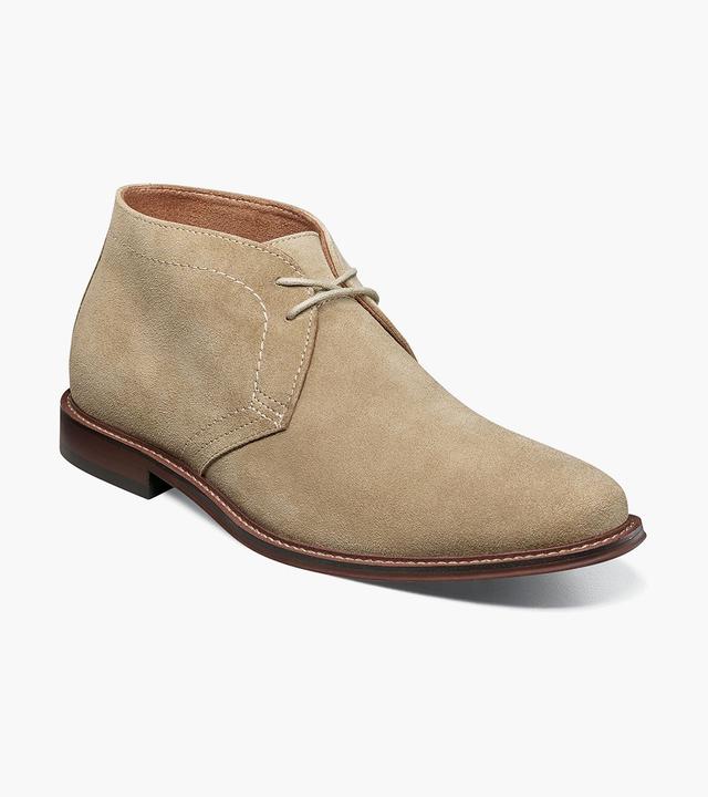 Stacy Adams Shoes Martfield Plain Toe Chukka Boot Sand Size 10.5