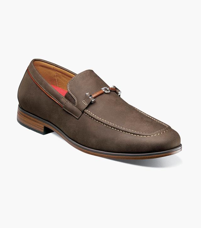 Stacy Adams Shoes Richardson Moc Toe Bit Slip On Brown Size 10