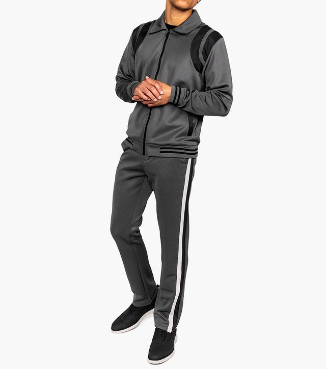 Stacy Adams Shoes Ian Jogger Set Dark Gray Size 4XL