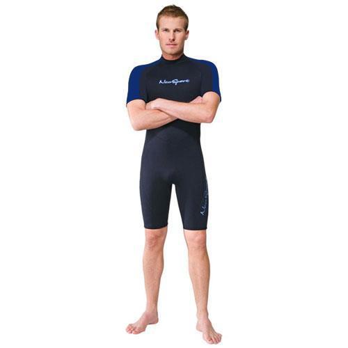 NeoSport 3mm Men's Shorty Wetsuit X-Small Black/Blue