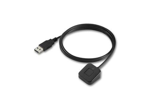 Kensington K62330WW VeriMark Desktop Fingerprint Key - Long USB Cable - TAA Compliant  - Black