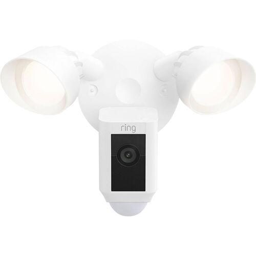 Ring B08F6GPQQ7 Floodlight Cam Plus Surveillance Camera - Wired - 1920 x 1080 - 2 MP - Wi-Fi 4 - Talk-Through Support - Motion Detection - Outdoor - W
