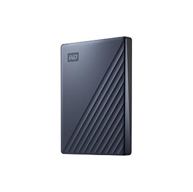WD My Passport Ultra WDBC3C0020BBL 2 TB Portable Hard Drive - External - Blue - USB 3.0 - 256-bit Encryption Standard
