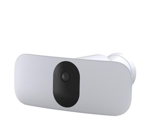 Arlo Pro 3 FB1001-100NAS Floodlight Security Camera - White - Wireless Security - 2K Video & HDR - Colored Image - Night Vision - 2 Way Audio - 160 De