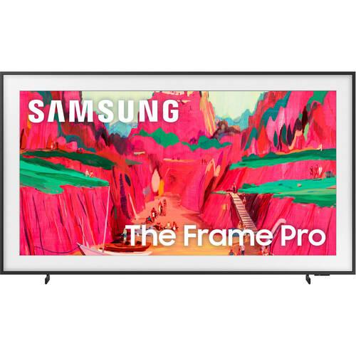 Samsung QN65LS03FWFXZA The Frame Pro LS03FW 65-inch 4K HDR Neo QLED Smart TV with Modern Frame Design - 3840 x 2160 - 120 Hertz - Tizen OS - Black