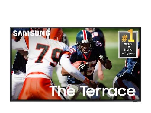 Samsung The Terrace LST9T QN65LST9TAF 65 Inches 4K Smart LED TV - Full Sun - Titan Black - UHD - HLG, HDR10+ - Direct Full Array 16x Backlight - Bixby