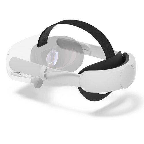 Meta Oculus 899-00208-01 Quest 2 Elite VR Headset Strap With Battery - White, Black