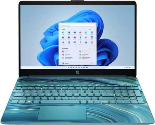 HP 17-cp0006ds 601S6UA 17.3 Inches Touchscreen LCD Laptop - Underwater Teal - AMD Ryzen 3 5300U 2.6 GHz - 8GB DDR4 512GB NVMe SSD - Wi-Fi - Window 11