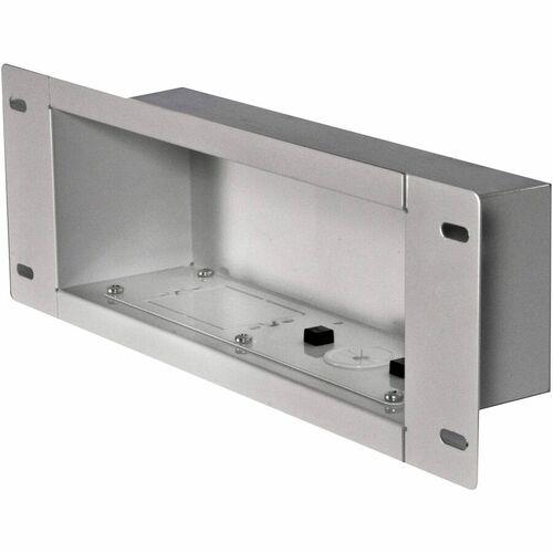 Peerless-av IBA3-W Recessed Cable Management and Power Storage Accessory Box - White