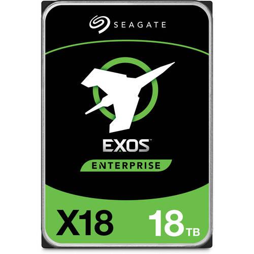Seagate ST18000NM000J Exos X18 Enterprise 18TB Hard Drive - 7.2k RPM 512e - 3.5 inches - Internal SATA III - 6 GB/s