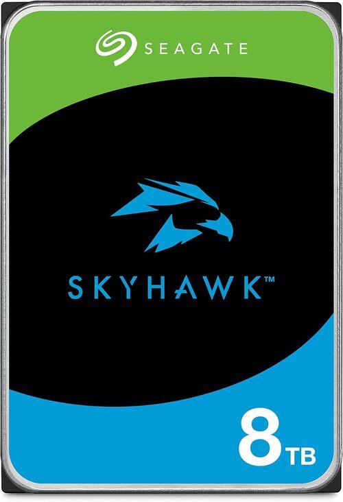 Seagate SKYHAWK ST8000VX010 3.5 Inches Internal Hard Drive - Multi-color - 8TB - 5.4K RPM - 256MB Cache - 6Gb/s - SATA
