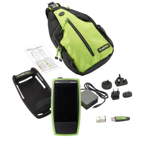 NetAlly LinkRunner LRAT-4000-KIT AT 4000 Extended Advanced Network Test Kit - Green, Black