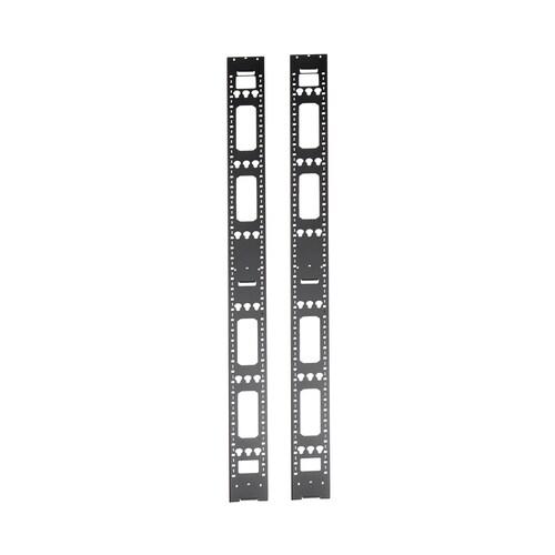 Eaton Tripp Lite Series SRVRTBAR Smartrack 42U Cable Management Bars - Black - Vertical
