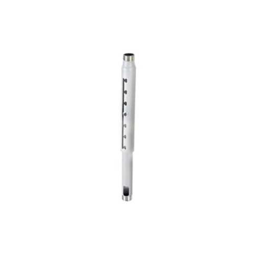 Chief CMS012018W 12-18 Inches Adjustable Extension Column Pole - White - 500LB