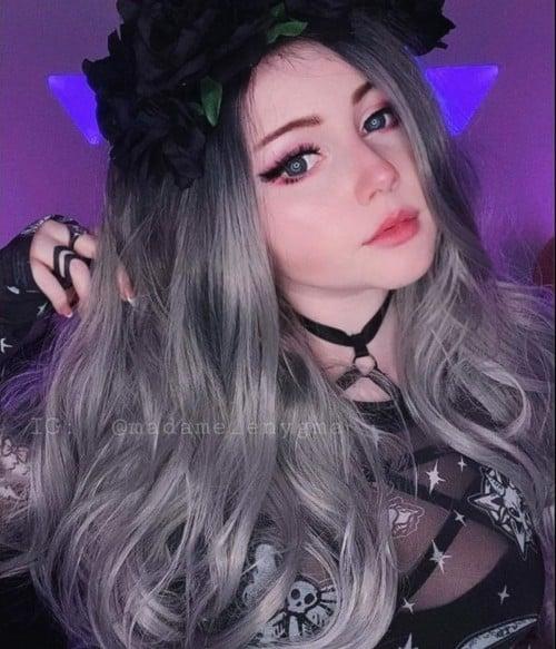 Thunder Cloud | Stormy Gray Long Wavy Synthetic Wig