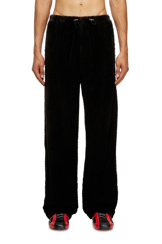 Diesel - Corduroy pants with drawstring - Pants - Man - Brown